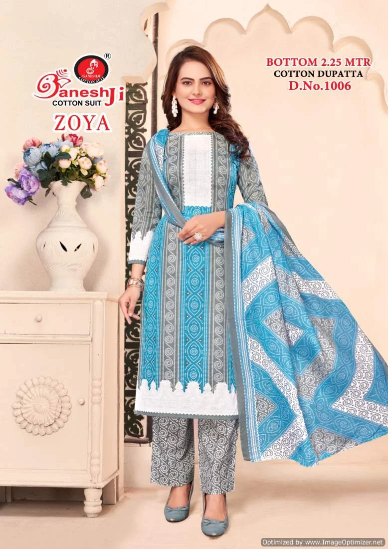 Ganeshji Zoya Vol-1 - Dress Material